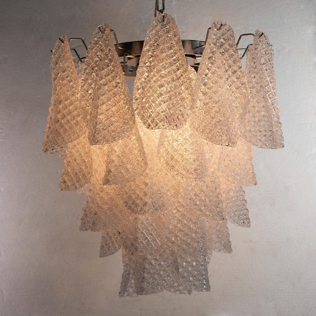 Murano Clear Rondini Chandelier Ø55
