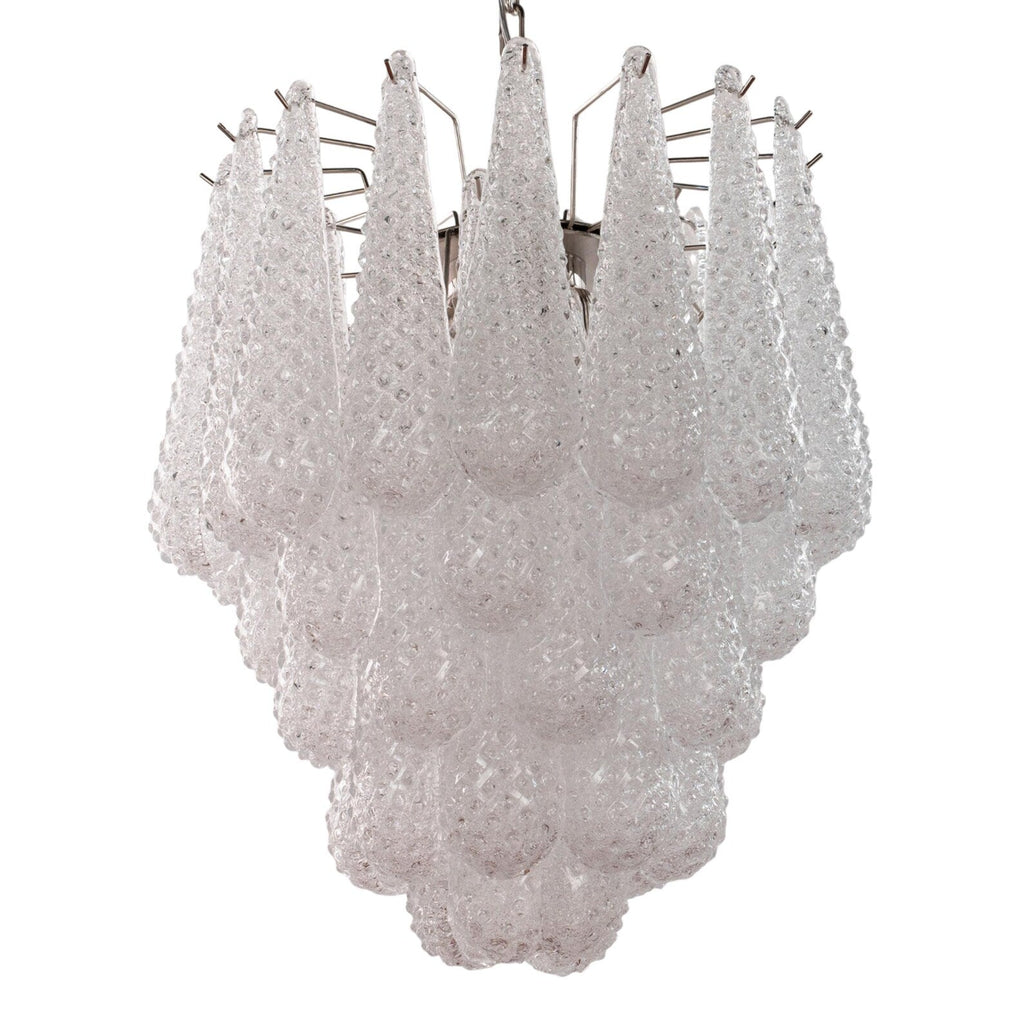 Murano Clear Drop Chandelier Ø55 - 44 Drop