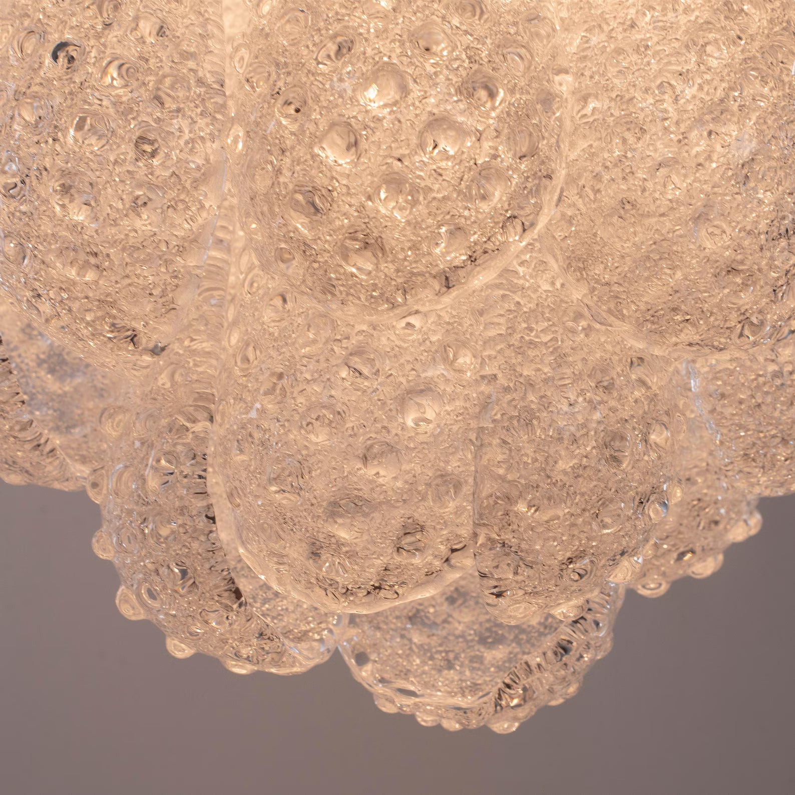 Murano Clear Drop Chandelier Ø55 - 44 Drop