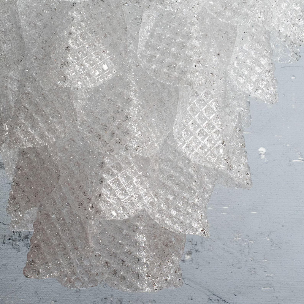 Murano Clear Drop Chandelier Ø70