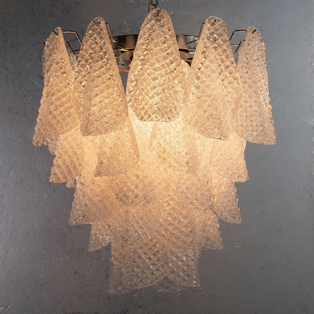 Murano Clear Rondini Chandelier Ø55