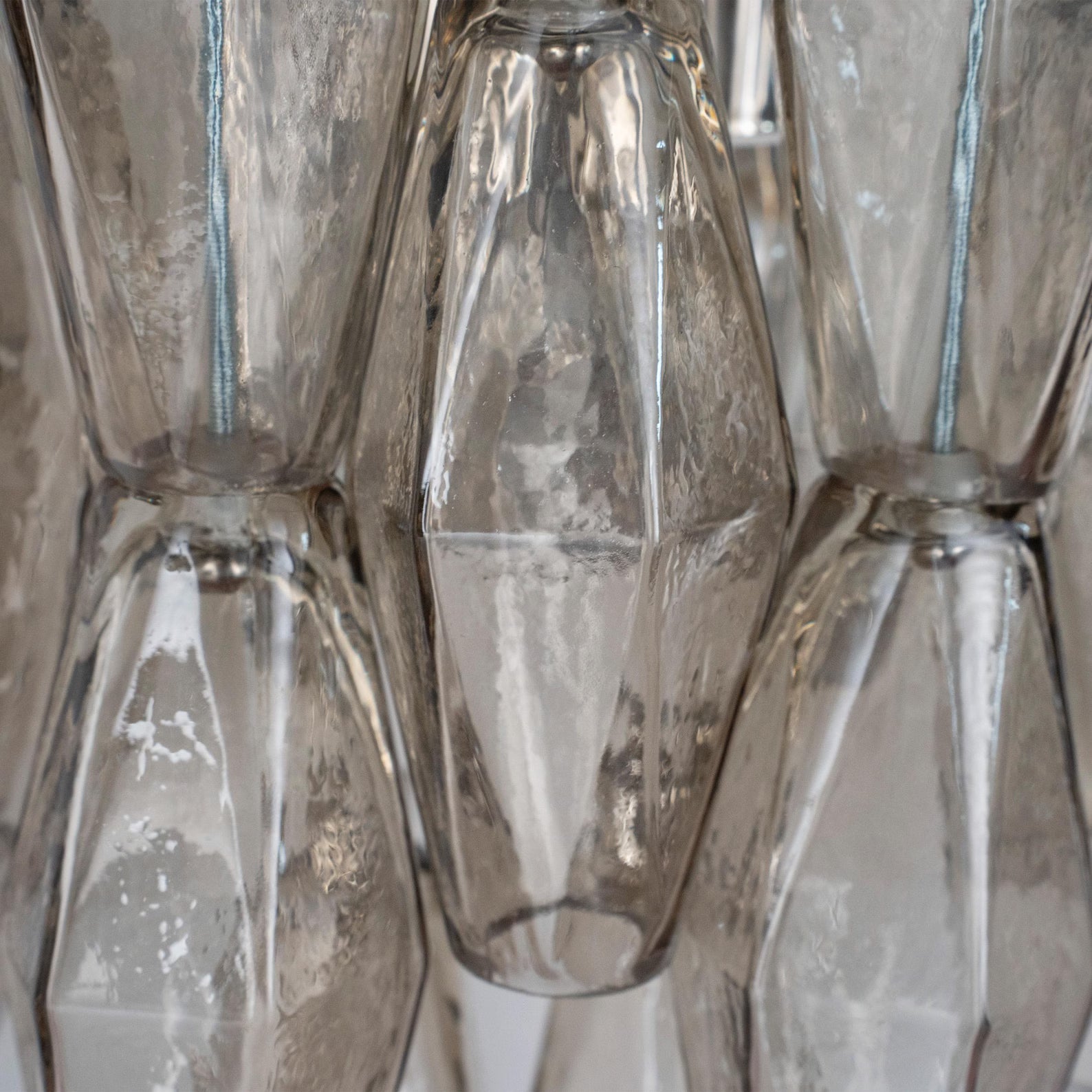 Murano Fumé Poliedri Wall Sconce