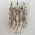 Murano Fumé Poliedri Wall Sconces – Set of 2