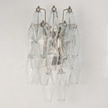 Murano Clear Poliedri Wall Sconces – Set of 2